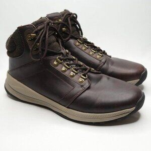Khombu Nick Men's Size 11 Brown Vegan Leather Waterproof High Top Hiking Boots